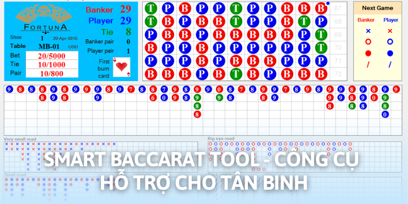 Smart Baccarat Tool - Công cụ hỗ trợ cho tân binh